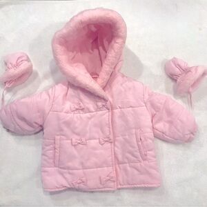 Vintage Pink Girl’s Coat Rothschild La Petite 12 months